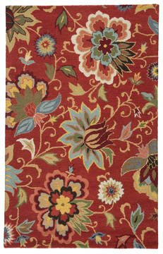Jaipur Living Hacienda Red Rectangle 4x6 ft Wool Carpet 65139