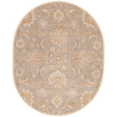 Jaipur Living Mythos Grey Oval 8x11 ft and Larger Wool Carpet 66803