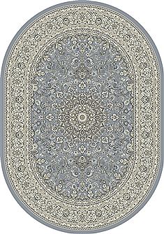 Dynamic ANCIENT GARDEN Blue Oval 3x5 ft  Carpet 68781