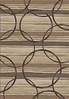 Dynamic ECLIPSE Grey Rectangle 2x4 ft polypropylene Carpet 69638