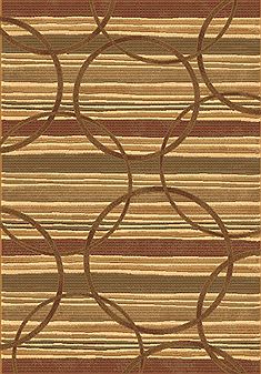Dynamic ECLIPSE Multicolor Rectangle 8x11 ft polypropylene Carpet 69757