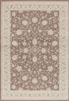 Dynamic IMPERIAL Brown Rectangle 2x4 ft polypropylene Carpet 70088