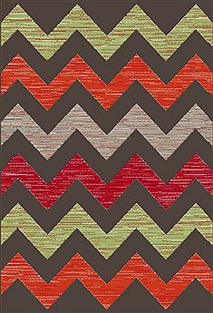 Dynamic INFINITY Multicolor Rectangle 2x4 ft polypropylene Carpet 70215