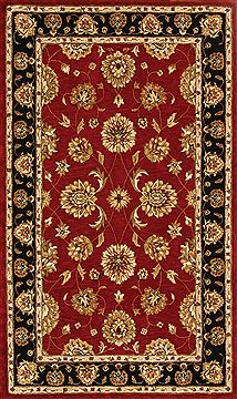 Dynamic JEWEL Red Rectangle 7x10 ft Wool Carpet 70366