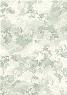 Dynamic MYSTERIO Green Rectangle 2x4 ft polypropylene Carpet 70854