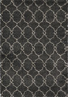Dynamic PASSION Grey Rectangle 7x10 ft polypropylene Carpet 71189