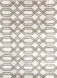 Dynamic PASSION White Rectangle 7x10 ft polypropylene Carpet 71190