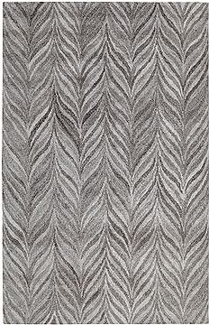 Dynamic POSH Grey Rectangle 2x4 ft Wool Carpet 71450