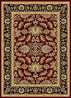 Dynamic YAZD Red Rectangle 2x4 ft  Carpet 72328