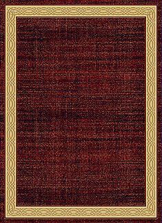 Dynamic YAZD Red Rectangle 2x4 ft  Carpet 72330