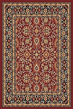 Dynamic YAZD Red Rectangle 2x4 ft  Carpet 72343