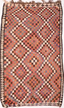 Kilim Red Flat Woven 5'7" X 10'6"  Area Rug 100-74695