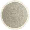 Jaipur Grey Round Hand Knotted 100 X 100  Area Rug 901-75735 Thumb 0
