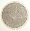 Jaipur Grey Round Hand Knotted 90 X 90  Area Rug 901-75838 Thumb 0