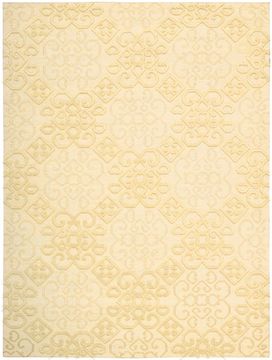 Nourison AMBROSE Beige Rectangle 8x11 ft Wool Carpet 95991