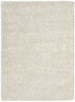 Nourison Amore White Rectangle 5x7 ft Polypropylene Carpet 96022
