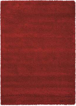 Nourison Amore Red Rectangle 4x6 ft Polypropylene Carpet 96039