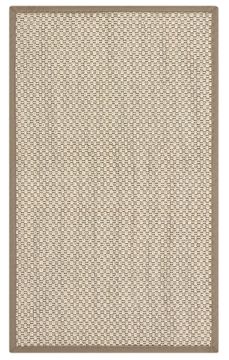 Nourison BEECHWOOD Grey Rectangle 2x3 ft sisal Carpet 96624
