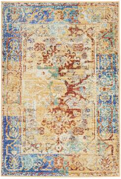 Nourison Cambria Multicolor Rectangle 2x3 ft Polyester Carpet 96741