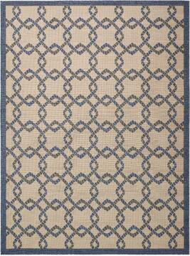 Nourison Caribbean Beige Rectangle 8x10 ft Polypropylene Carpet 96977