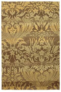 Nourison Contour Brown Rectangle 7x9 ft Polyester Carpet 97247