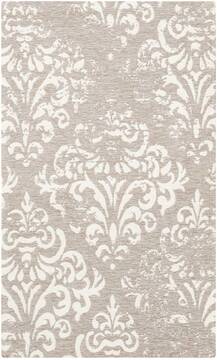 Nourison Damask Beige Rectangle 2x4 ft Polyester Carpet 97346