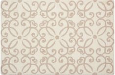 Nourison DECOR Beige Rectangle 2x3 ft polyester Carpet 97402