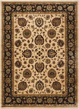 Nourison Delano Beige Rectangle 8x11 ft Polypropylene Carpet 97413