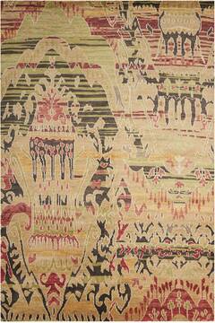 Nourison Dune Green Rectangle 8x11 ft Wool Carpet 97527