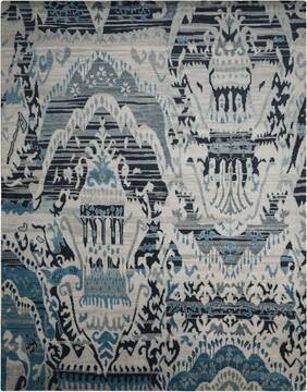 Nourison Dune Purple Rectangle 6x9 ft Wool Carpet 97530