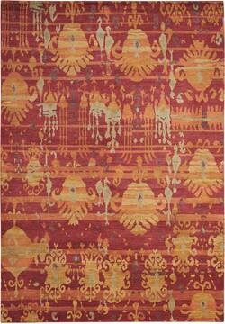 Nourison Dune Red Rectangle 8x11 ft Wool Carpet 97567