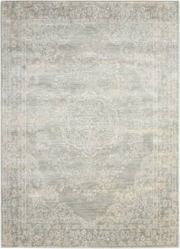 Nourison Euphoria Grey Rectangle 4x6 ft Polypropylene Carpet 97774