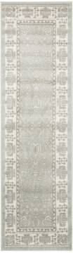 Nourison Euphoria Grey Runner 6 to 9 ft Polypropylene Carpet 97804