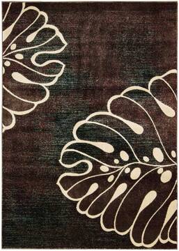 Nourison Expressions Multicolor Rectangle 5x7 ft Polyester Carpet 97840