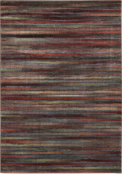 Nourison Expressions Multicolor Rectangle 5x7 ft Polyester Carpet 97882