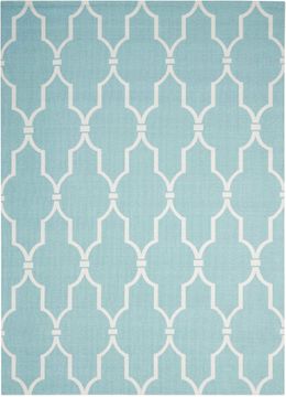 Nourison HOME GARDEN Blue Rectangle 4x6 ft polyester Carpet 98869