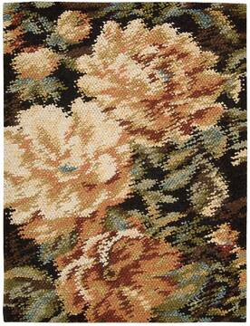 Nourison Impressionist Multicolor Rectangle 6x9 ft Wool Carpet 98940
