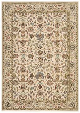 Nourison Antiquities Beige Rectangle 8x11 ft Polypropylene Carpet 99801