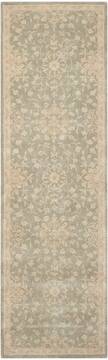 Nourison Royal Serenity Grey Runner 6 to 9 ft Wool Carpet 99944