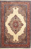 Sarouk Beige Hand Knotted 70 X 108  Area Rug 100-10748 Thumb 0