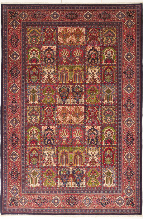 Sarouk Multicolor Hand Knotted 73 X 110  Area Rug 100-10750 Image 0