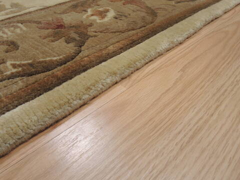 Indo-Nepal Cream Hand Knotted 56 X 80  Area Rug 100-10825 Image 15