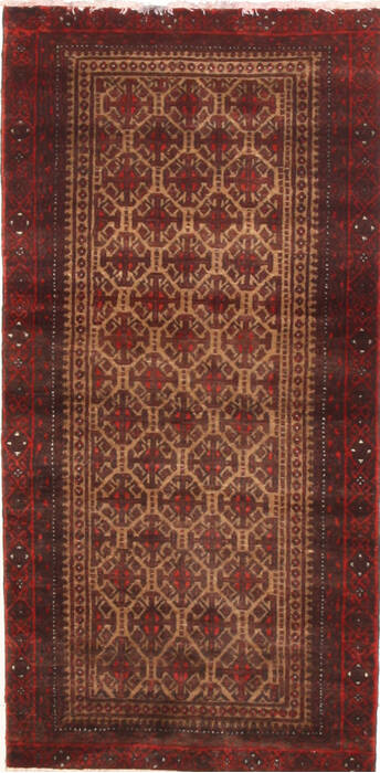 Baluch Green Hand Knotted 29 X 511  Area Rug 100-10851 Image 0