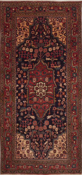 Mussel Blue Runner Hand Knotted 46 X 98  Area Rug 100-10855 Image 0
