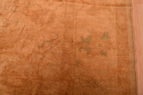 Oushak Beige Hand Knotted 100 X 128  Area Rug 100-105893 Image 9
