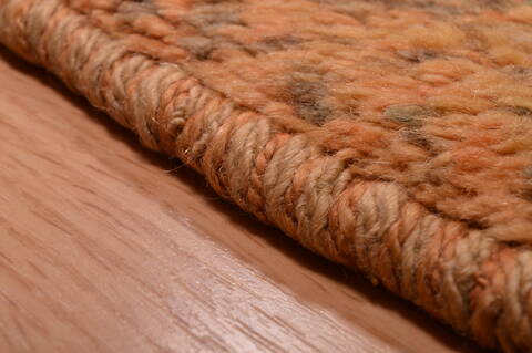 Gabbeh Beige Hand Knotted 104 X 134  Area Rug 100-105894 Image 15