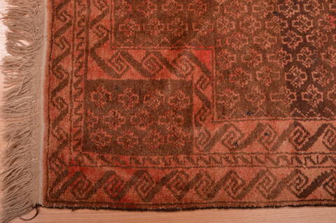 Baluch Brown Hand Knotted 210 X 47  Area Rug 100-105903 Image 10