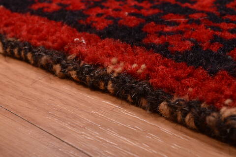 Baluch Red Hand Knotted 30 X 47  Area Rug 100-105905 Image 10