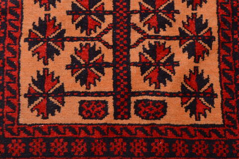 Baluch Red Hand Knotted 30 X 47  Area Rug 100-105905 Image 9