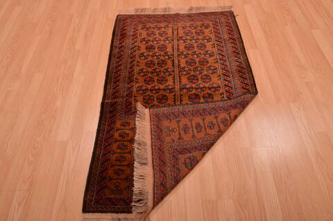 Baluch Brown Hand Knotted 30 X 47  Area Rug 100-105923 Image 15